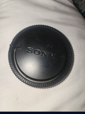 Sony Black Body Cap with Embossed Logo